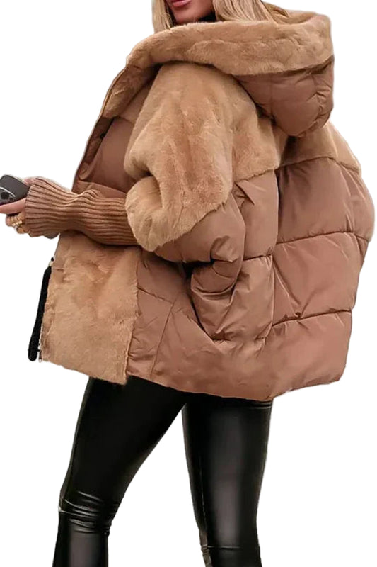 Inga frakke – vinterjakke med hætte og varm isolering