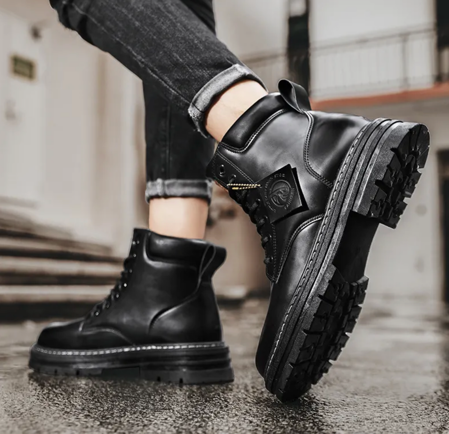 Rovik støvler til mænd – moderne stil med solid komfort