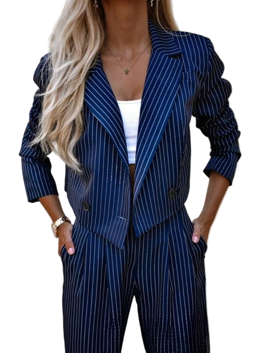 Hector Stribet Blazer Sæt