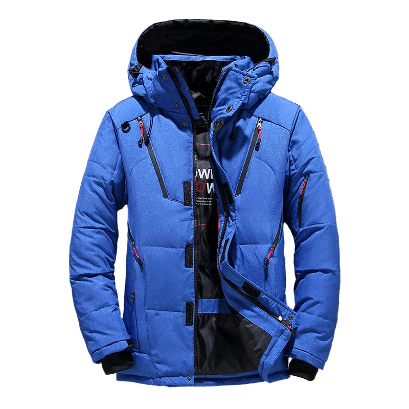 Farsund herrejakke – foret vinterjakke med aftagelig hætte