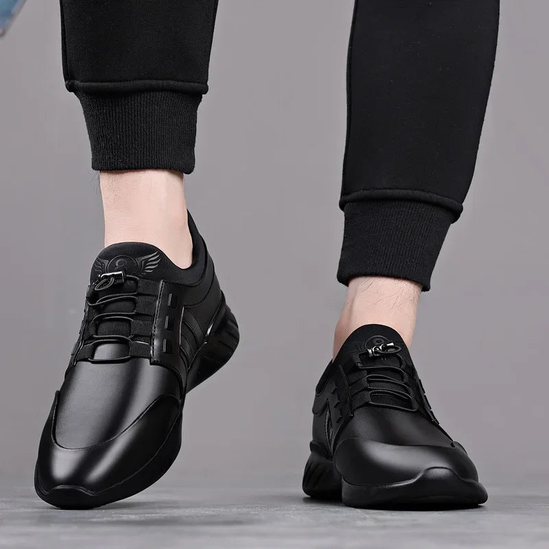 Lædersko til mænd – Regular Fit