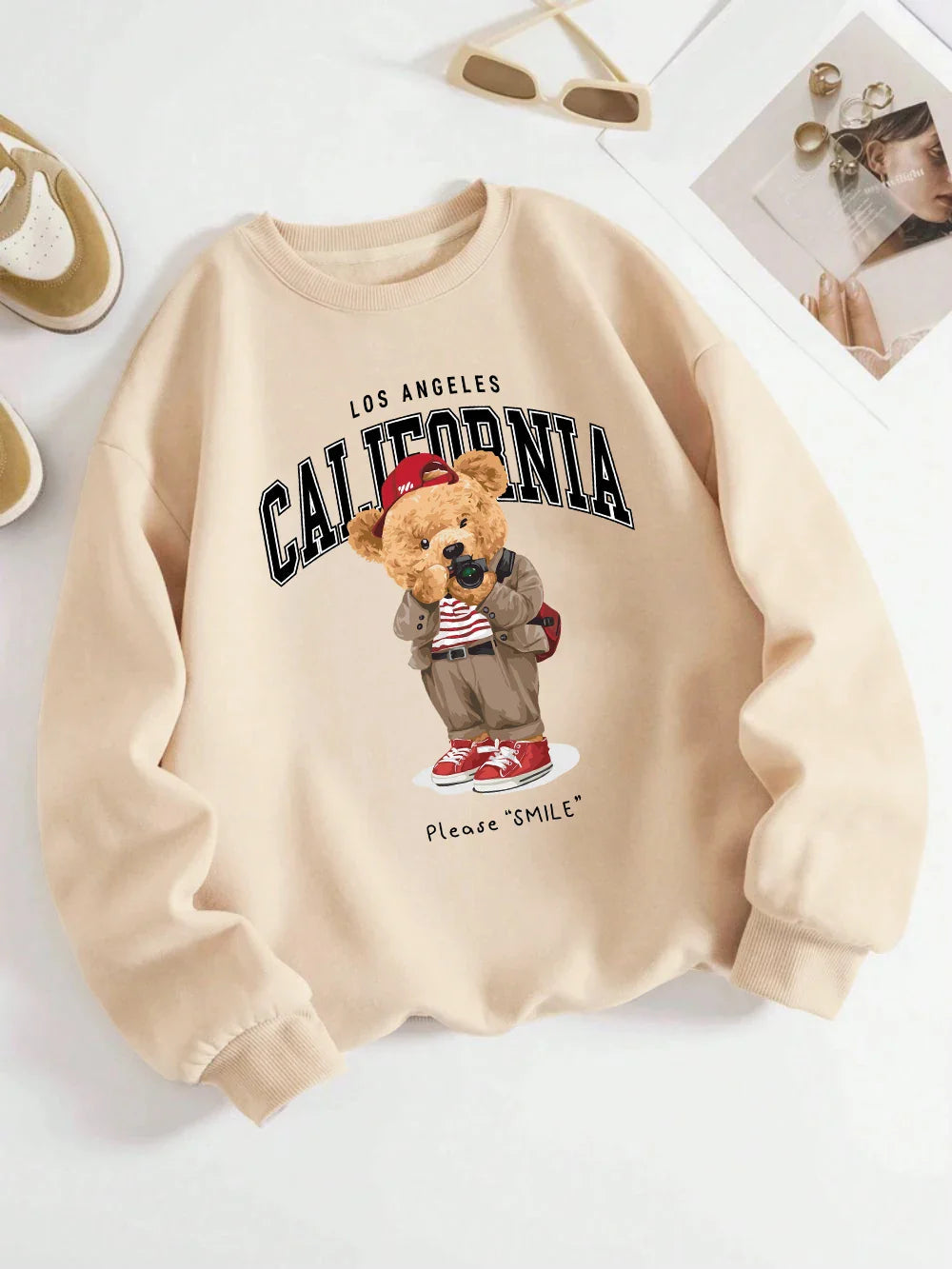 CaliBear Sweater – Oversized Unisex