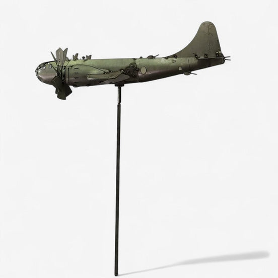 Aerovix vindmølle dekoration metal med jordspyd til have og terrasse