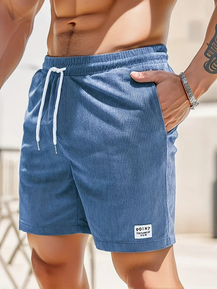 Stravio shorts – stribet design og komfortpasform