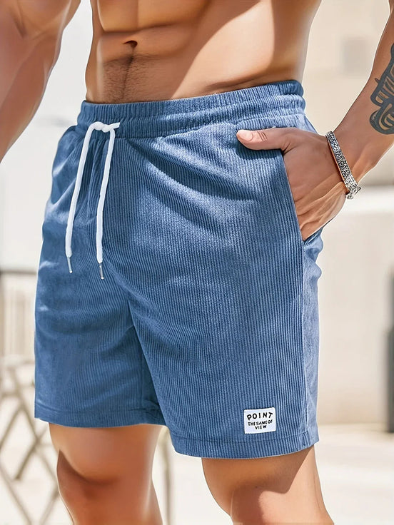 Stravio shorts – stribet design og komfortpasform