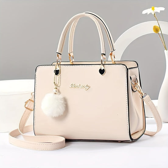 Selvaya Crossbody Bag – ensfarvet taske med aftagelig rem