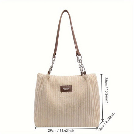 Cordira Corduroy Shoulder Bag