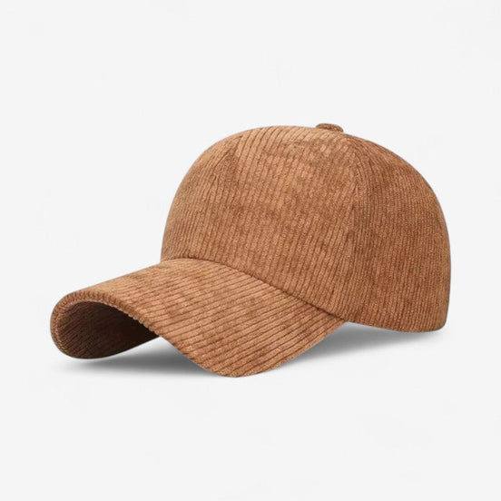 Cordelle dame cap – baseball cap i cord med justerbar lukning