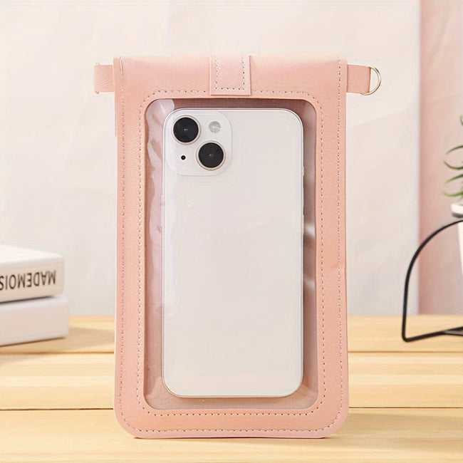 Sorena Touch Bag – crossbody taske med touch-skærmlomme og aftagelig rem