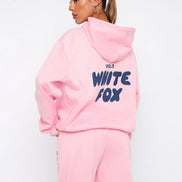 White Fox Luxe Lounge Set – Hoodie & Joggers