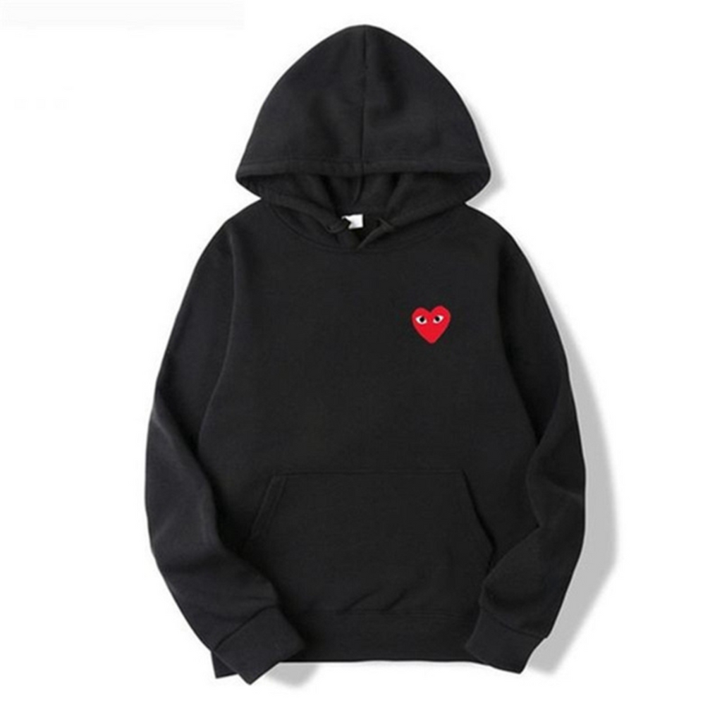 HeartBeat Hoodie – Unisex med hjertedetalje