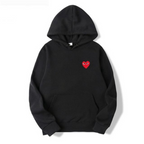 HeartBeat Hoodie – Unisex med hjertedetalje