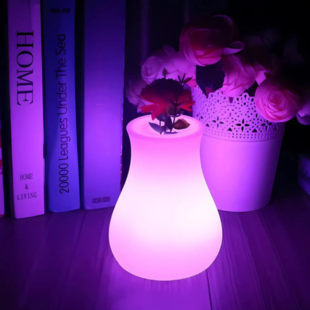 Lumivara LED vaselampe – genopladelig bordlampe med farveskift