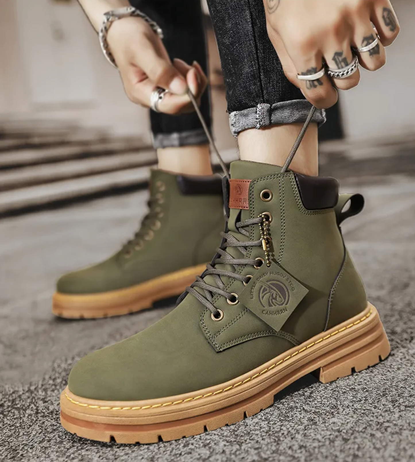 Rovik støvler til mænd – moderne stil med solid komfort