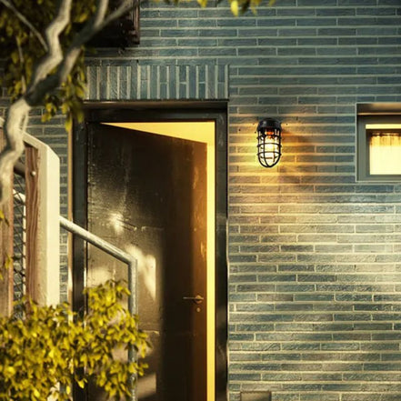 Torvexa LED væglampe i metal – lampe med burdesign til vægmontering