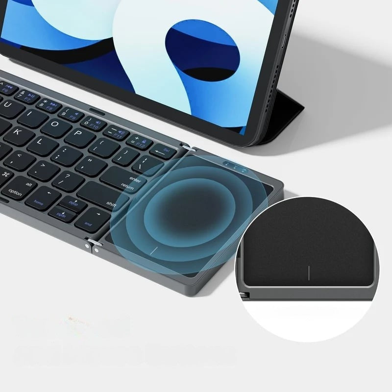 FlexiKey foldbart tastatur – Bluetooth med touchpad