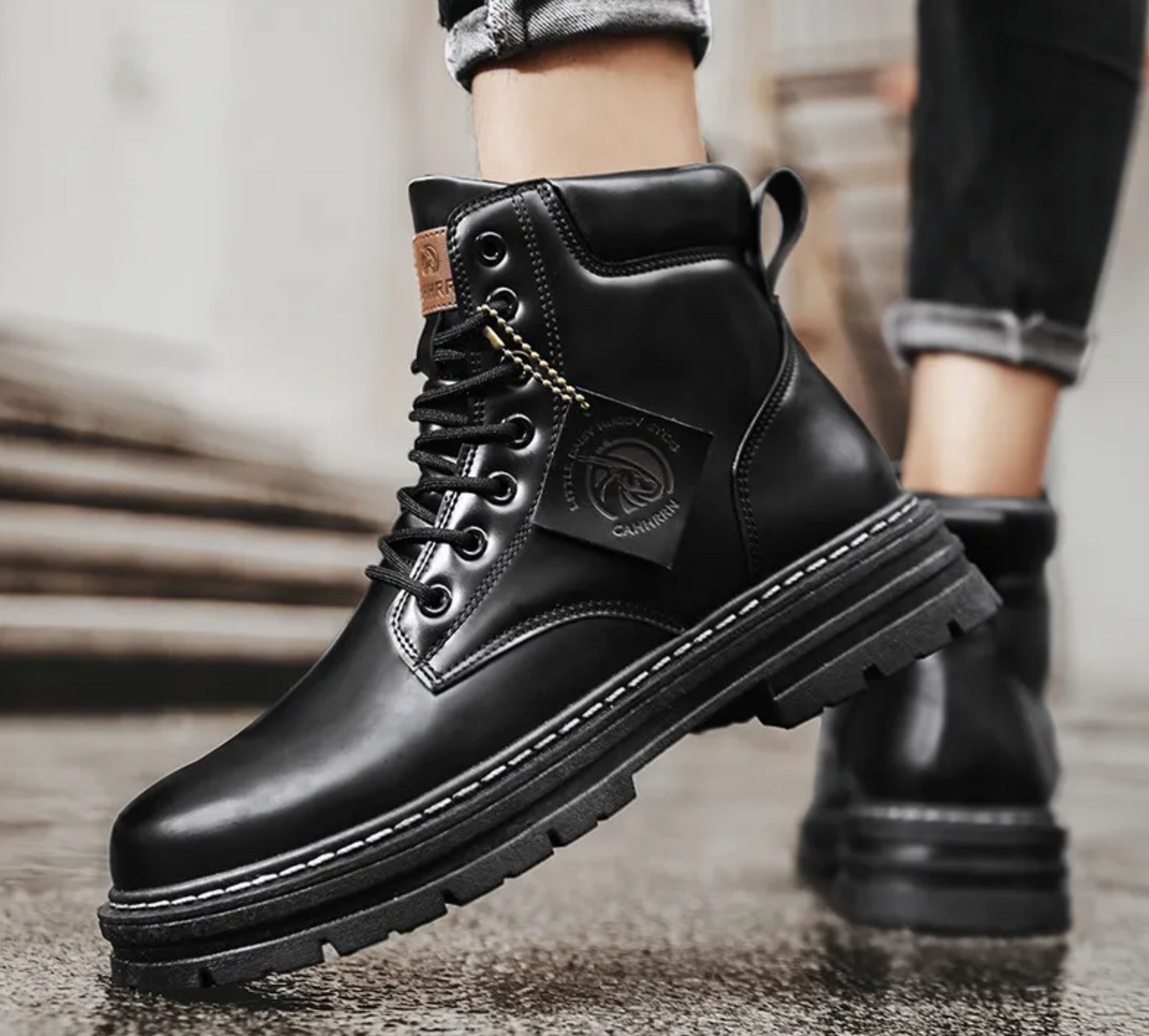 Rovik støvler til mænd – moderne stil med solid komfort