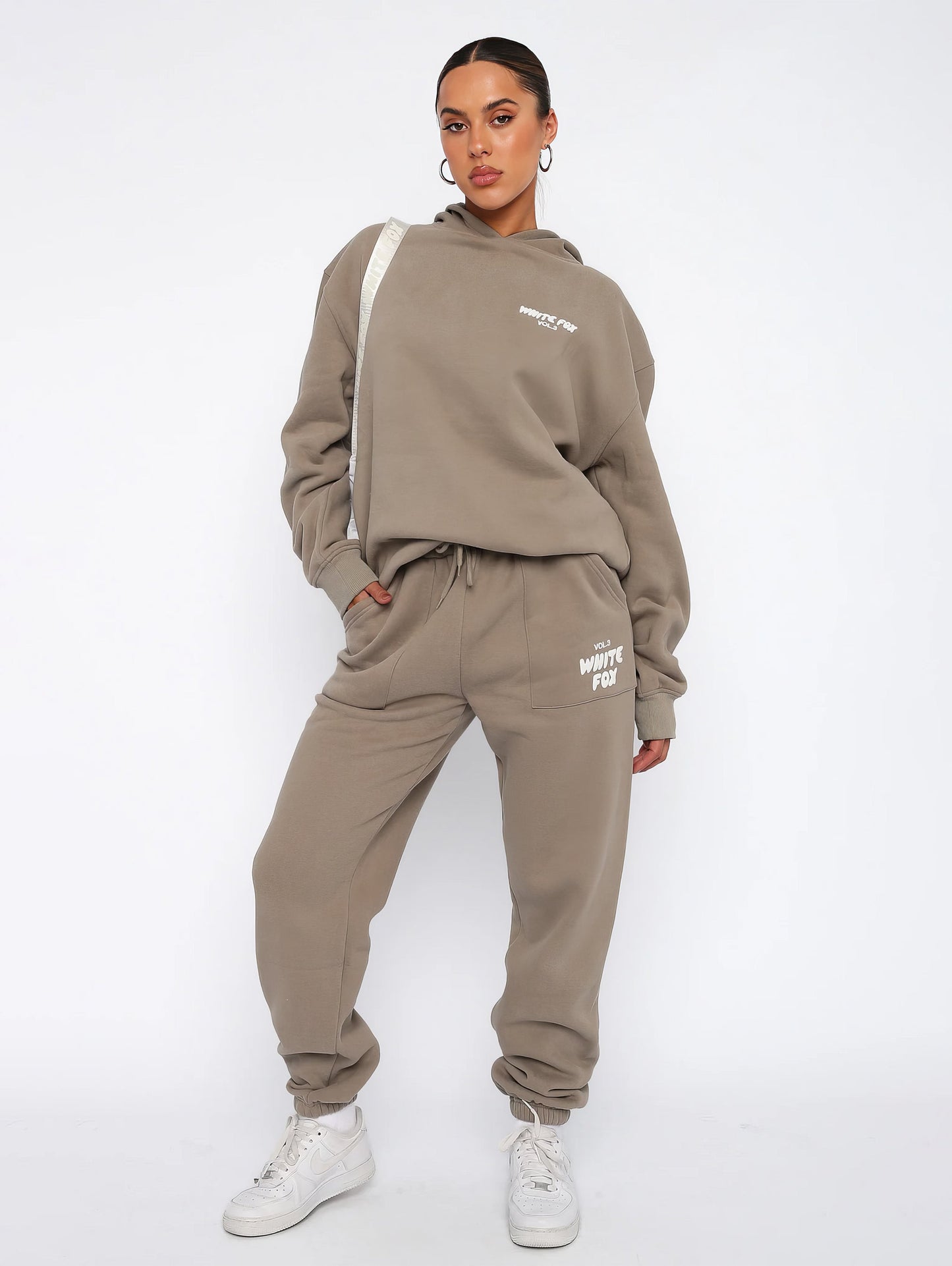 White Fox Luxe Lounge Set – Hoodie & Joggers