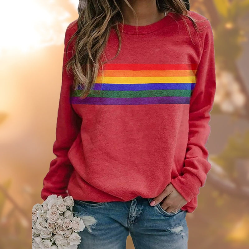 Elvoria hverdagsstrik med rund hals