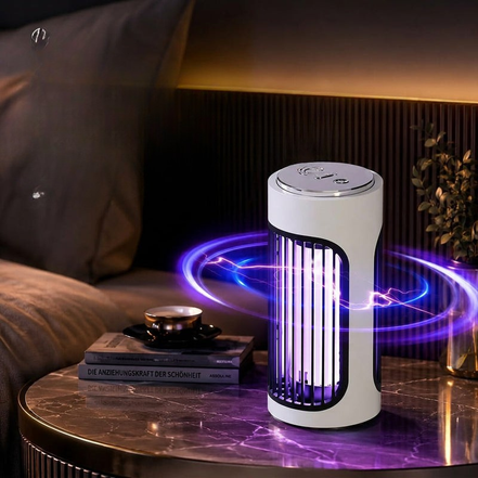 Dobíjecí UV lampa na hmyz s 360° světlem a elektrickou mřížkou – Insectora