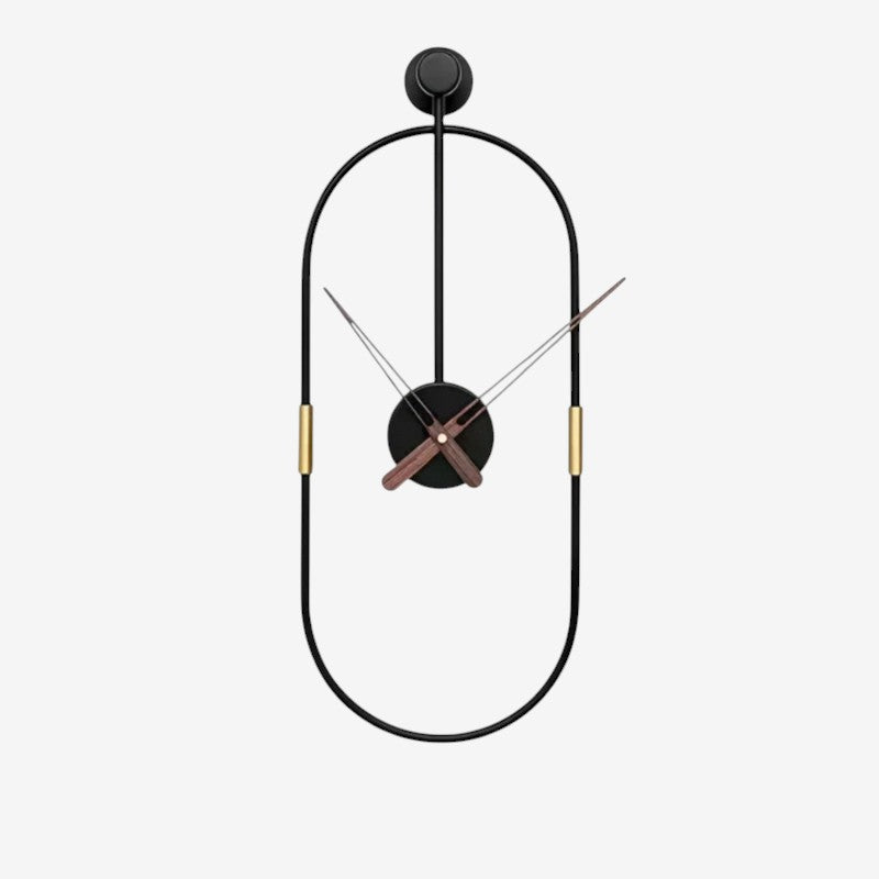 Valnera vægur – dekorativt metaldesign med kvartsur