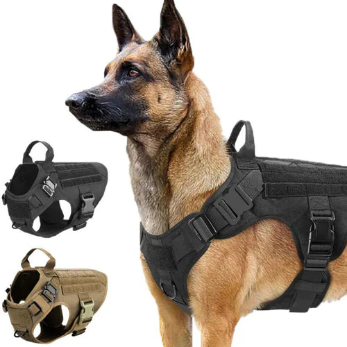 Ravok Taktisk hundesele med håndtag og spænder