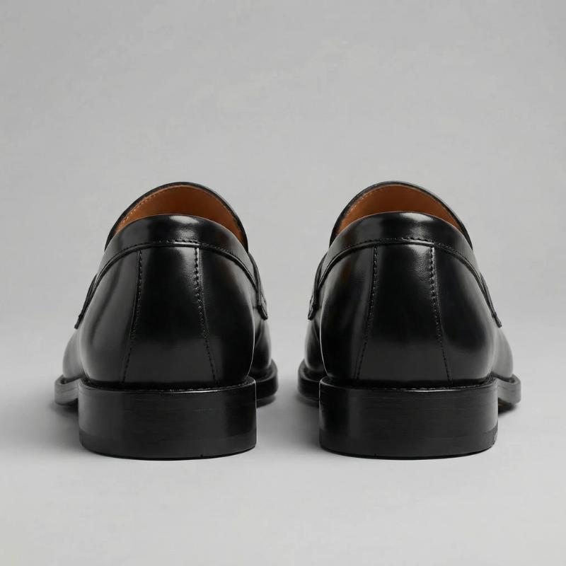 Herre loafers i læder med skridsikker sål – Raventor