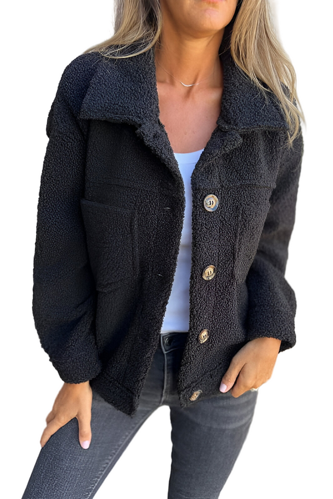 Elvira teddyjakke til kvinder – blød varme og afslappet stil