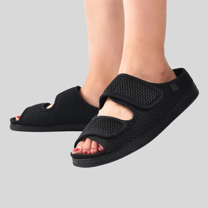 Unisex slip-on sko med mesh og flad sål – Noventra