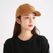 Cordelle dame cap – baseball cap i cord med justerbar lukning