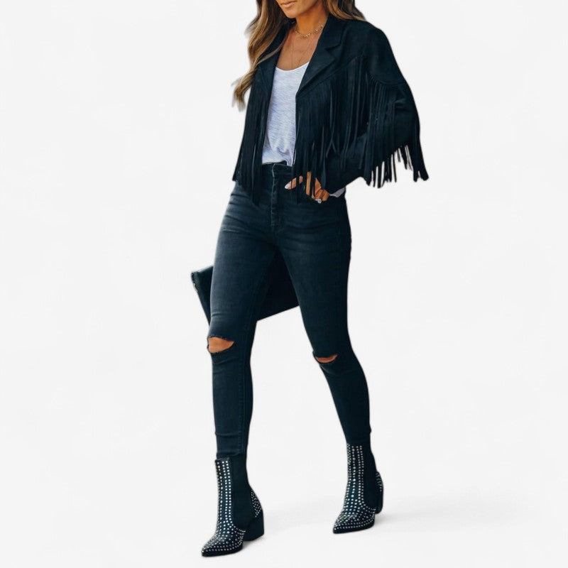 Sophia – Jasje met Reverskraag en Lange Mouwen Velani