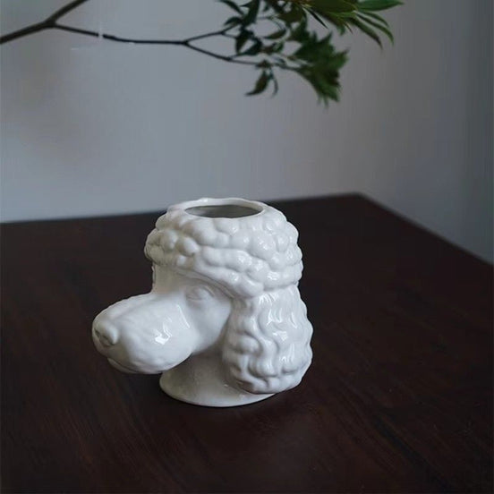 Ceravia blomstervase i keramik – vase med dyreinspireret design