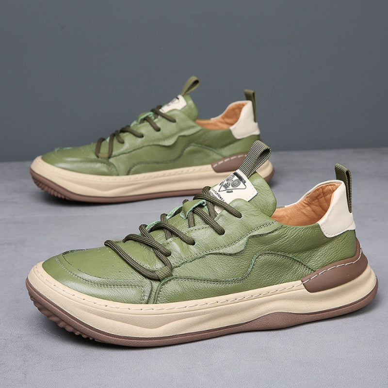 Corvane lace-up sneakers med rund tå