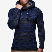 Keldor hoodie med hætte og knapdetalje
