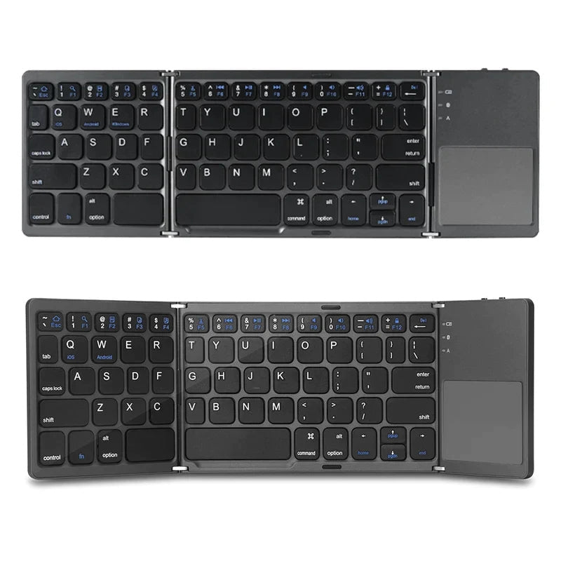 FlexiKey foldbart tastatur – Bluetooth med touchpad