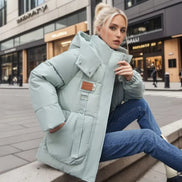 Lorvane hooded jacket med lynlås
