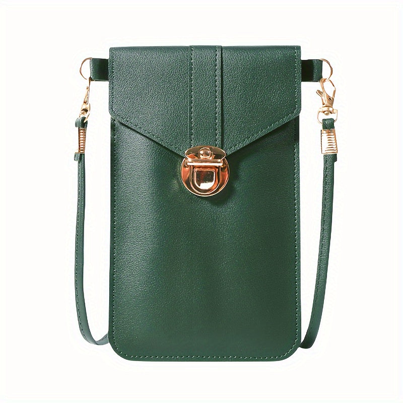 Sorena Touch Bag – crossbody taske med touch-skærmlomme og aftagelig rem