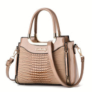 Arvella Croco Crossbody Bag