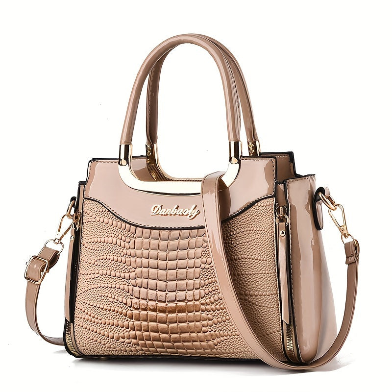 Arvella Croco Crossbody Bag