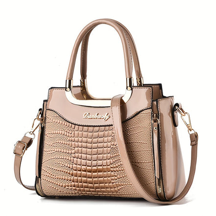 Arvella Croco Crossbody Bag