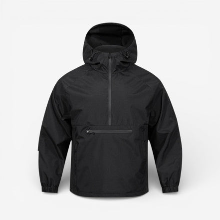 Neravio hooded jacket med halv lynlås