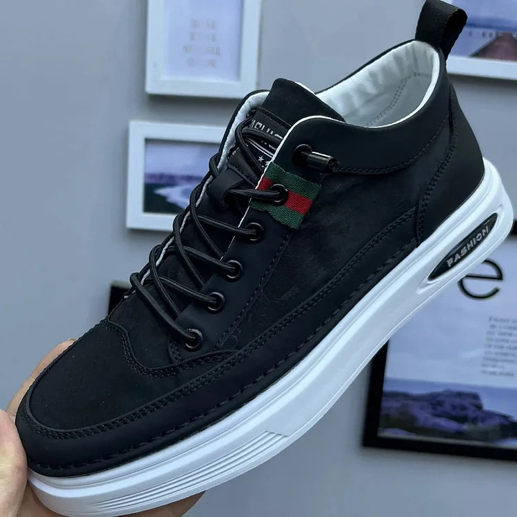Zevo – Let Herresneaker i Strikket Tekstil