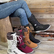 Arvella Knit Mid-Calf Boots