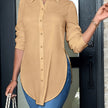 Alveria Split Button Blouse