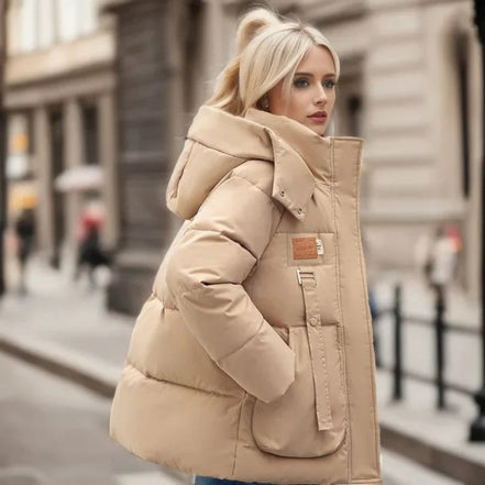 Lorvane hooded jacket med lynlås