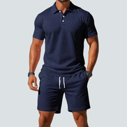 Herresæt med polo og shorts – Aerovik