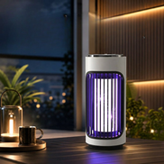 Dobíjecí UV lampa na hmyz s 360° světlem a elektrickou mřížkou – Insectora