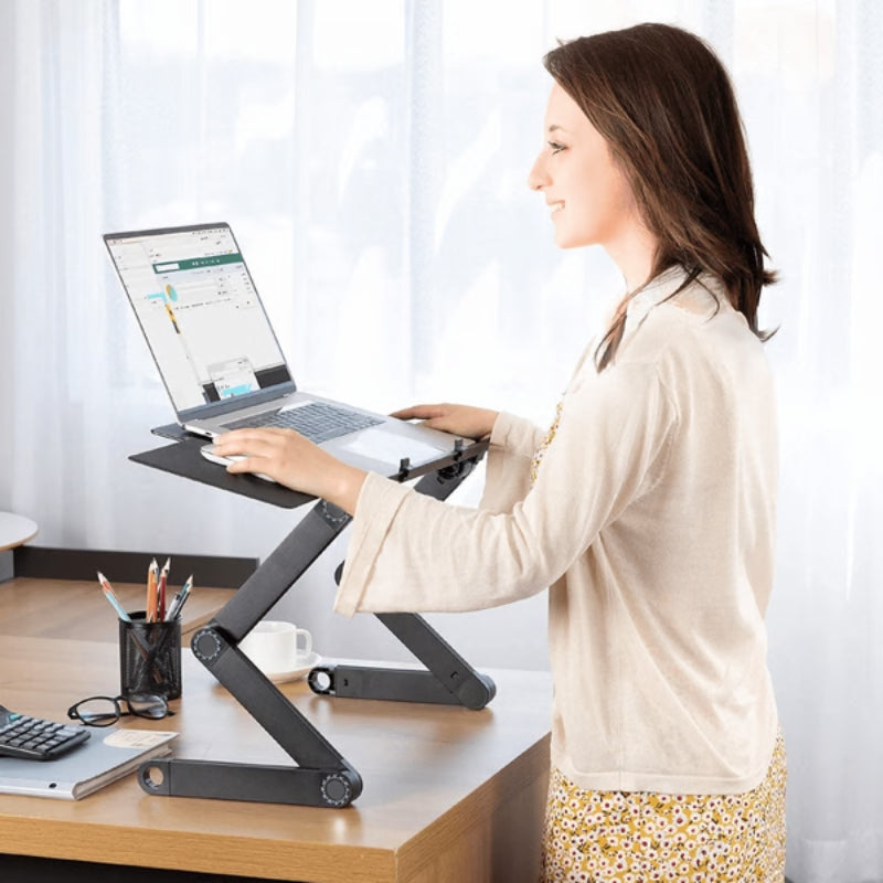 Rotavax skrivebords laptopstander – justerbar med 360° rotation