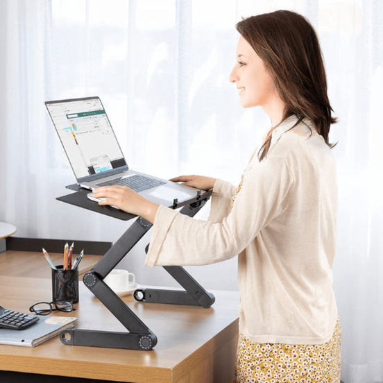 Rotavax stojak na laptopa na biurko – regulowany z obrotem 360°