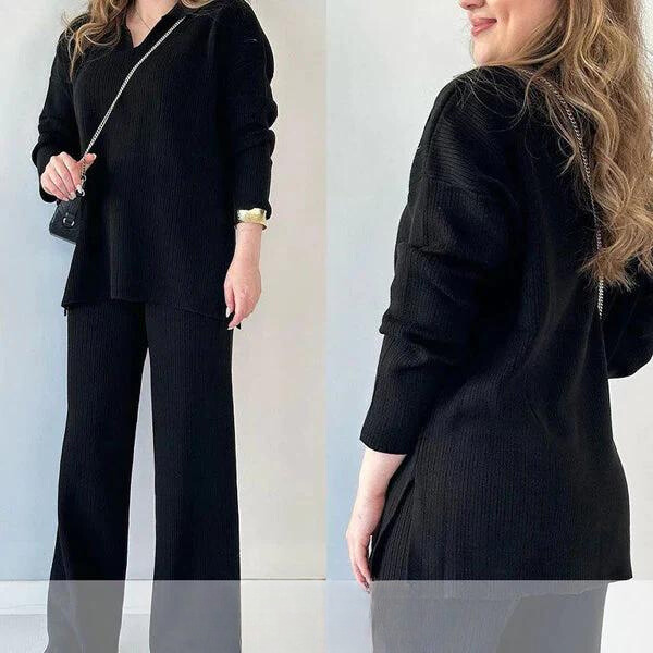 Velvella To-delt Sæt i Blød Bomuld-Modal Blandning